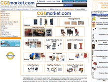 Tablet Screenshot of cgemarket.com